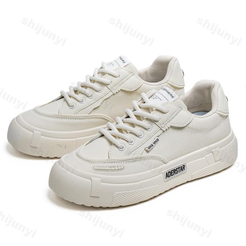 Fashion Men Fashion Trend Casual Canvas Shoes 2025 New Summer Breathable Versatile Thick Soled Shoes Comfortable Low Top Chunky sneakers