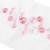 Embroidered half small floral half single item [KYOETSU] collar, pattern, collar, white, (7)