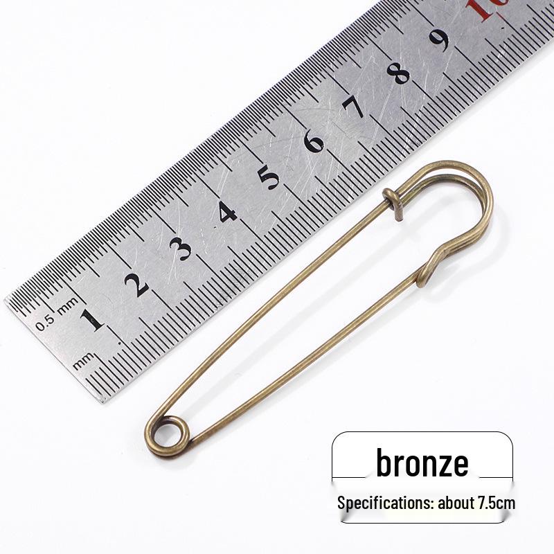 Große Sicherheitsnadel Schal Pullover Schnalle Brosche - Handgemachtes DIY Schmuckzubehör