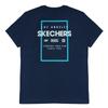Skechers Versatile Comfortable Pure Cotton Sports Casual Trendy Soft Breathable Short Sleeve T-Shirt Men tops Navy-Academy-Blue RF-L121M173-02MZ