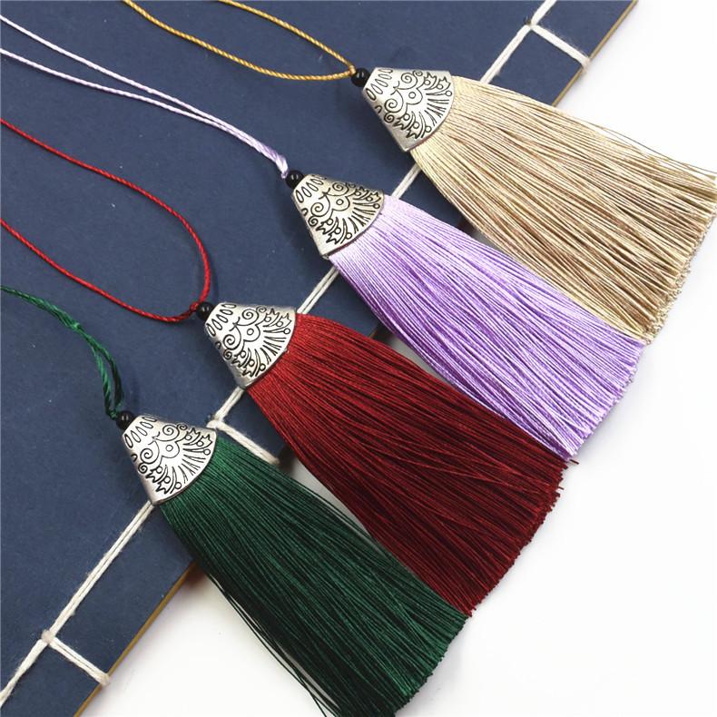 Pure Handmade Fish Mouth Tassel Ear Bag Hanging Keychain Special Alloy Metal Hat Tassel Ear Pendant Pendant
