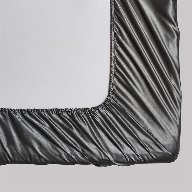 Silk Satin Cool Touch Fitted Sheet & Pillowcase Set