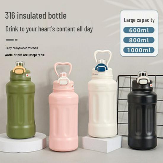 All-Steel 304 Stainless Steel Insulated Large Travel Sports Water Bottle for Men and Women