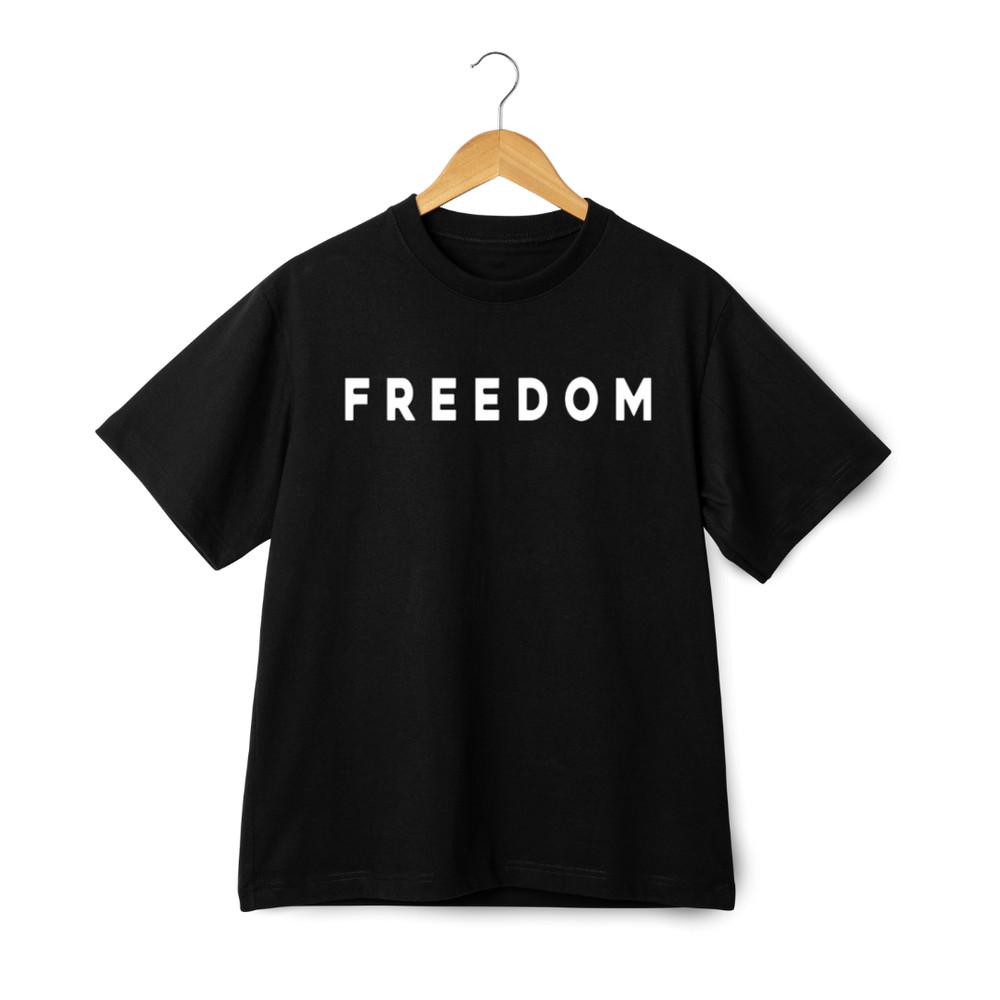 

Freedom Statement Graphic T-Shirt Charlie kirk Patriotic Quote Unisex Tee 4XL