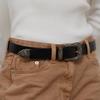 BT8051 Ornate Western Buckle Cowhide Belt 28mm Size 3