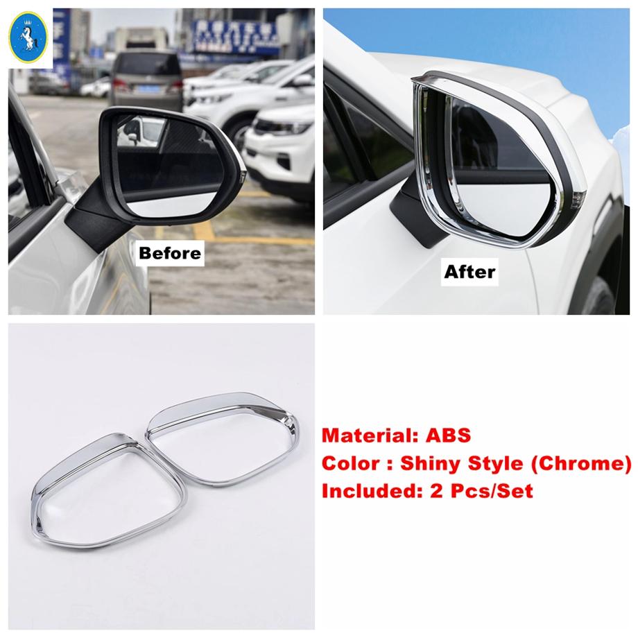 Accessories Car-styling Rearview Mirror Shell Rain Eyebrow / Rear Window Wiper Protector Cover Trim For Changan CS35 2018 -