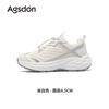 Augustine Platform Dad Shoes Women's 2025 Summer New Mesh Lightweight White Shoes Casual Sports Running Shoes