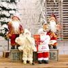 1 Pcs Santa Claus Doll Festival Decoration Standing Pose Doll Creative Chaifu Backpack Doll Desktop Decoration Window Decoration