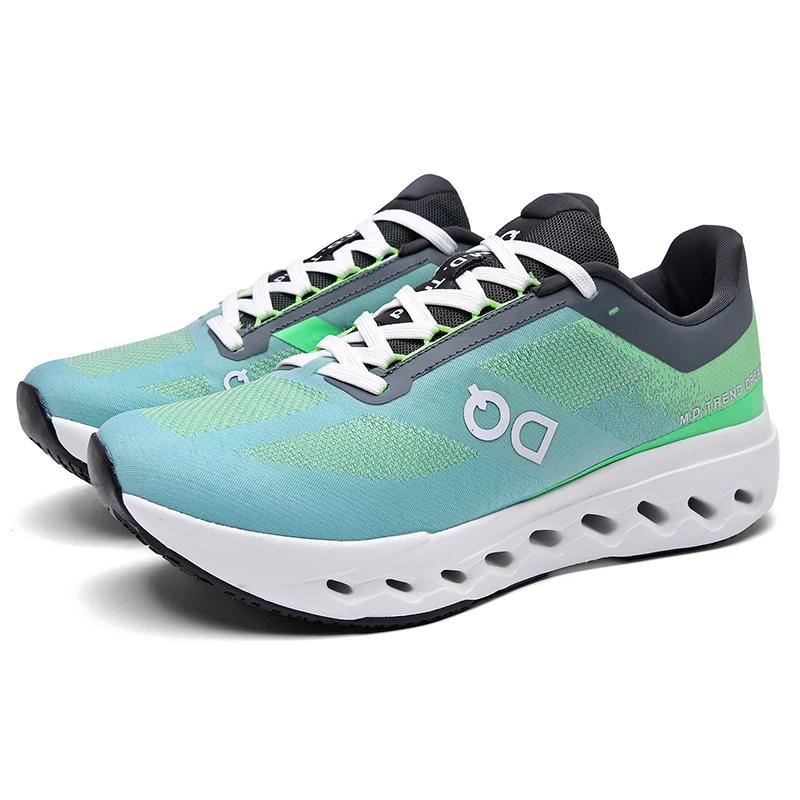 

Platform Cushioning Women Sport Sneaker Breathable Mesh Brand Sports Shoes Man Trainers Unisex Professional Men s Running Shoes 45 море синього кольору