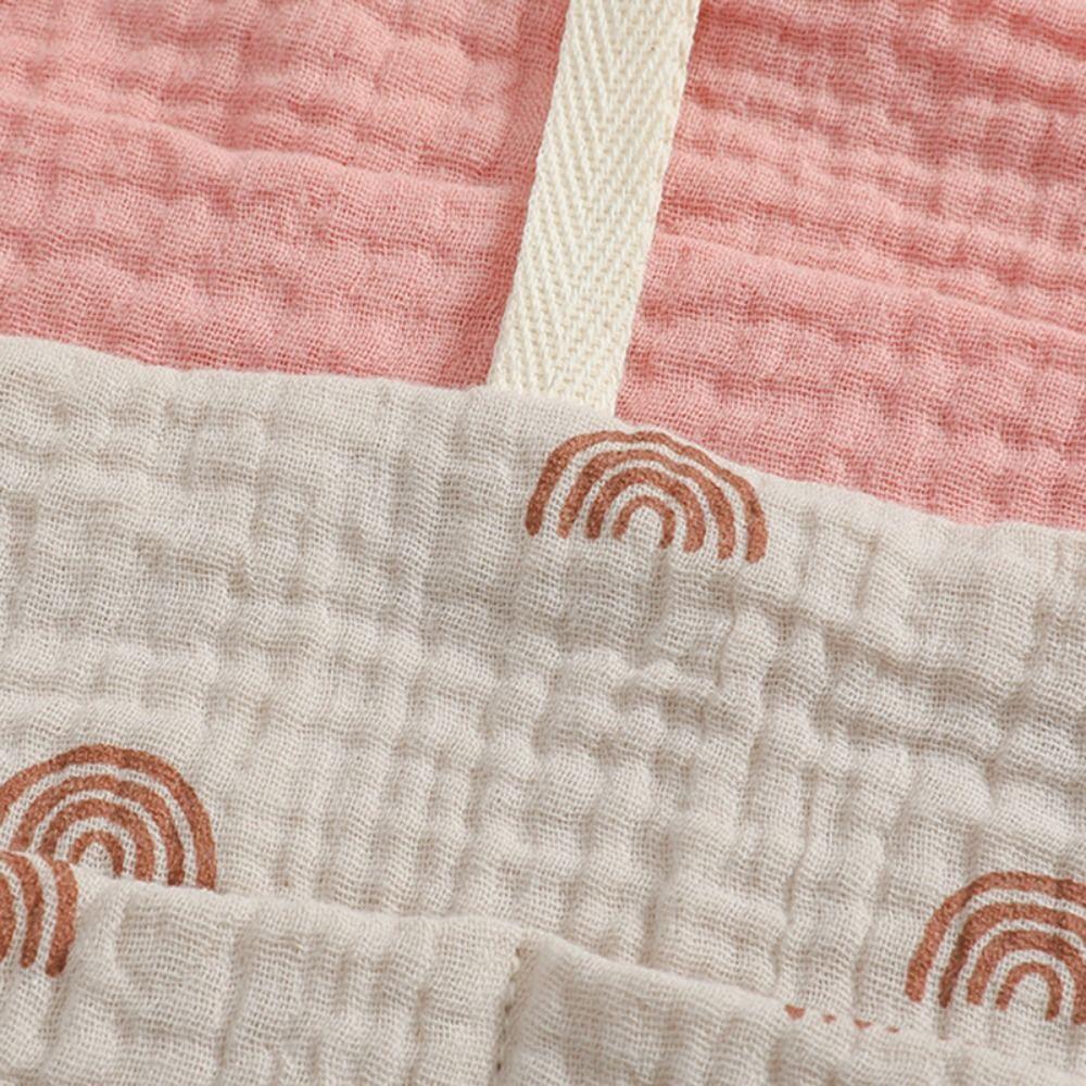 Cotton Baby Crib Storage Bag Large Capacity Newborn Bedside Bag Baby Stuff Organizer  Stroller