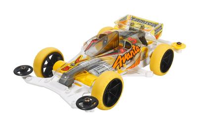 Tamiya Mini 4WD Limited Avante Yellow Special 95060 Jr. (Skaidrus kūnas) (VS važiuoklė)