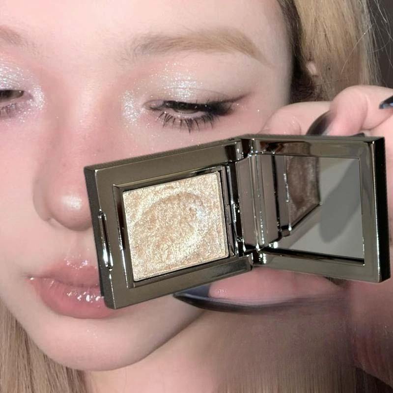 Spazio cowboy cosmico Evidenziatore Occhi Glitter Ombretto monocromatico Tavolozza Shimmer Satin Trucco Tavolozza Ombretto Kit evidenziazione