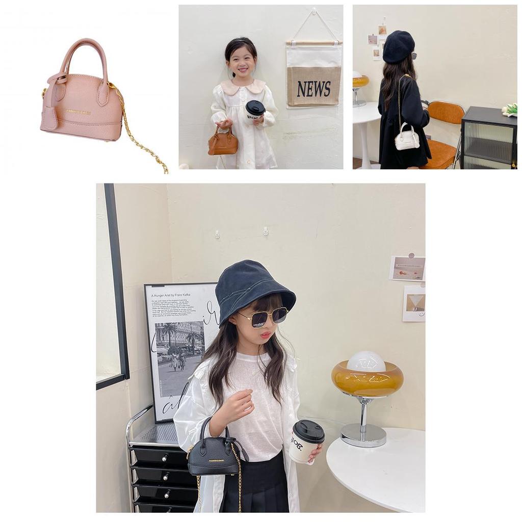 Fashionable Girls' Shell Shoulder Crossbody Bag Lightweight And Durable Trendy Chain Coin Purse 603