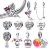 Coppersweetheart Sisters Series Charms Fit Original Bracelet Diy Beads For Women Fine Jewelry Birthday Gift Diy