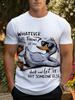Men's Fun Duck Pattern T-Shirt- Lightweight Summer Casual Shirt, Duck Design, Machine Washable Daily Top, Perfect Gift for Home/Birthday Christmas, Co