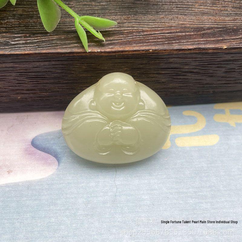 Afghan Jade Guanyin Pendant Necklace for Men and Women