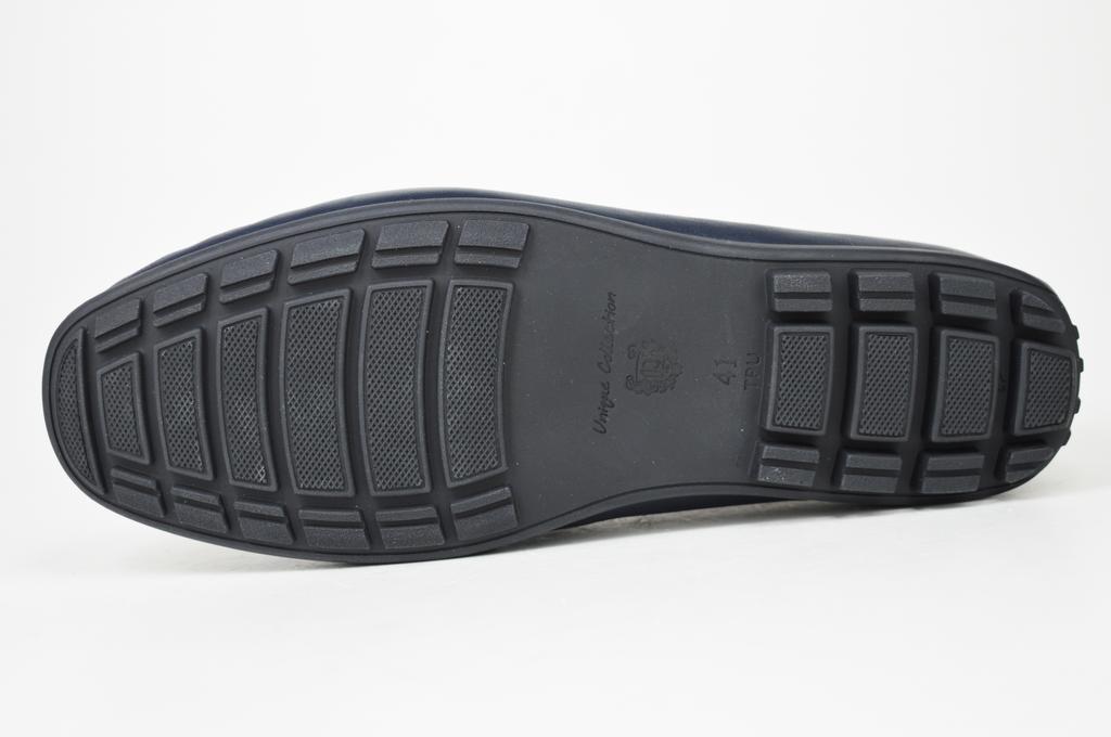 Mokasyny ikos 14423 40 Granatowa skóra