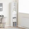 vidaXL White Bookshelf 36x30x171 Cm Wood Composite