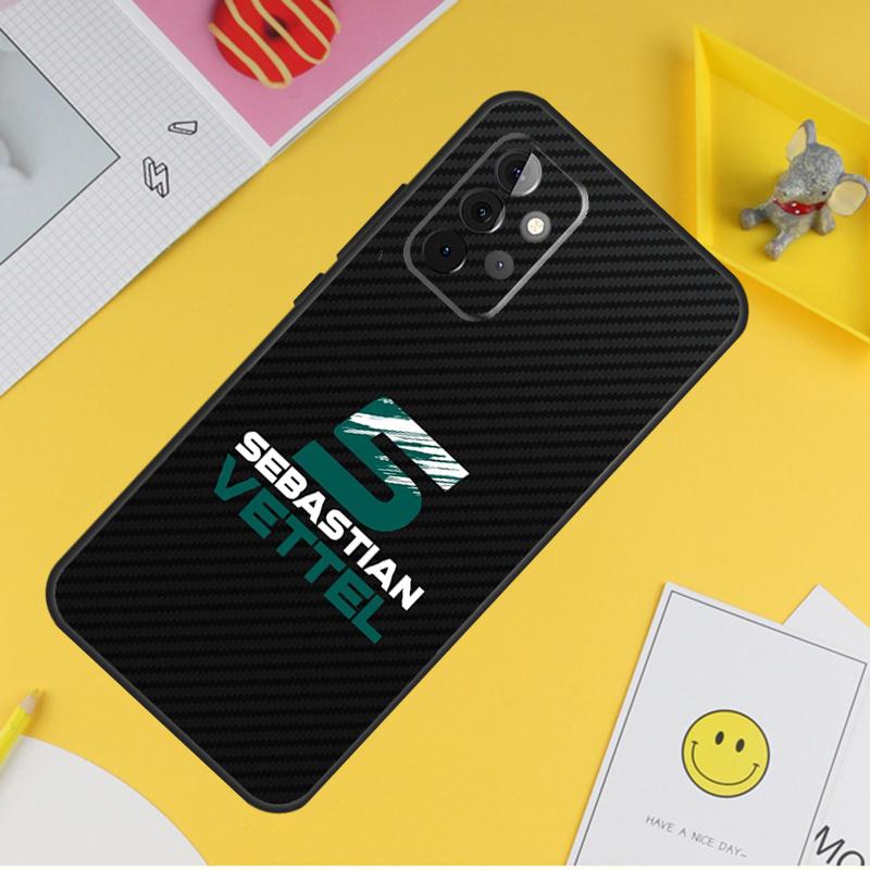 Sebastian Vettel F1 Formula Case For Samsung Galaxy A55 A35 A25 A15 A51 A71 A12 A32 A52 A13 A33 A53 A14 A34 A54 Coque