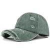Distressed Baseball Hats Broken Hole Sunscreen Hats Fashion Peaked Cap  Man Women Outdoor Sports