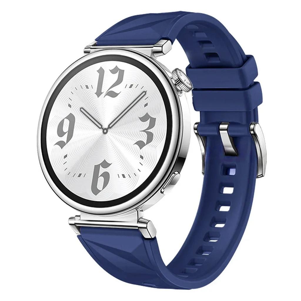 New Silicone Strap For Huawei Watch GT5/GT4 41MM Official Color Lce Crystal Patterned Bracelet For Huawei Watch GT5 Pro 42MM