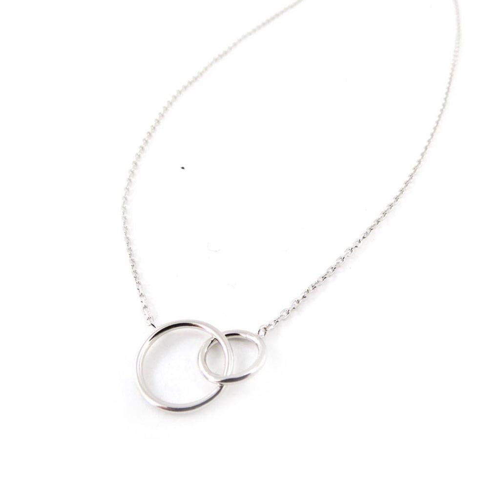 Les Trésors De Lily [J3551] - Collier Argent 'Chorégraphie' argenté (rhodié) - 17x13 mm