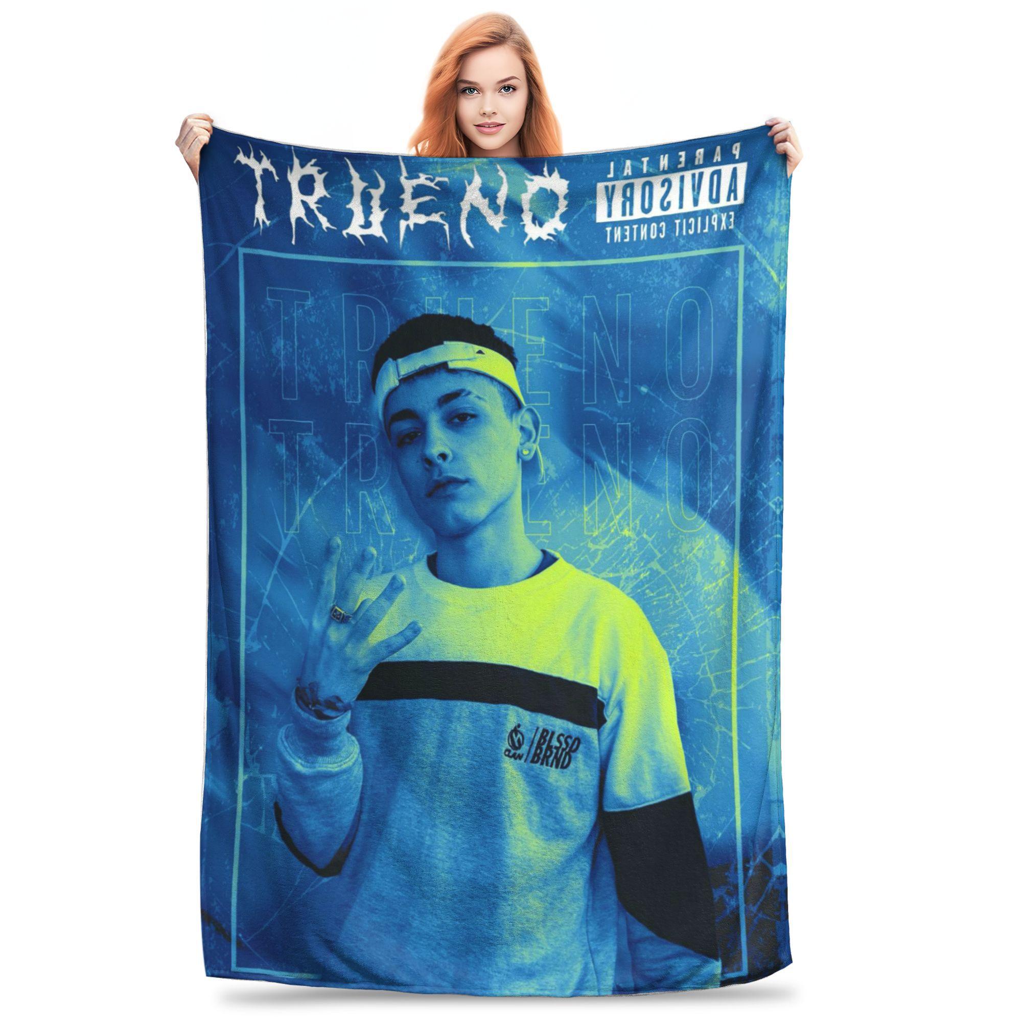 

Funny Trueno Hip Hop Rapper Blanket Warm Fleece Sofa Throw Blanket for Home Bedroom Outdoor Throws Bedspread Quilt 75x90cm