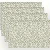 Set de 4 sets de table en lin Motif Branche de Saule William Morris Sets de table lavables pour la décoration de la maison, de la cuisine et de la salle à manger