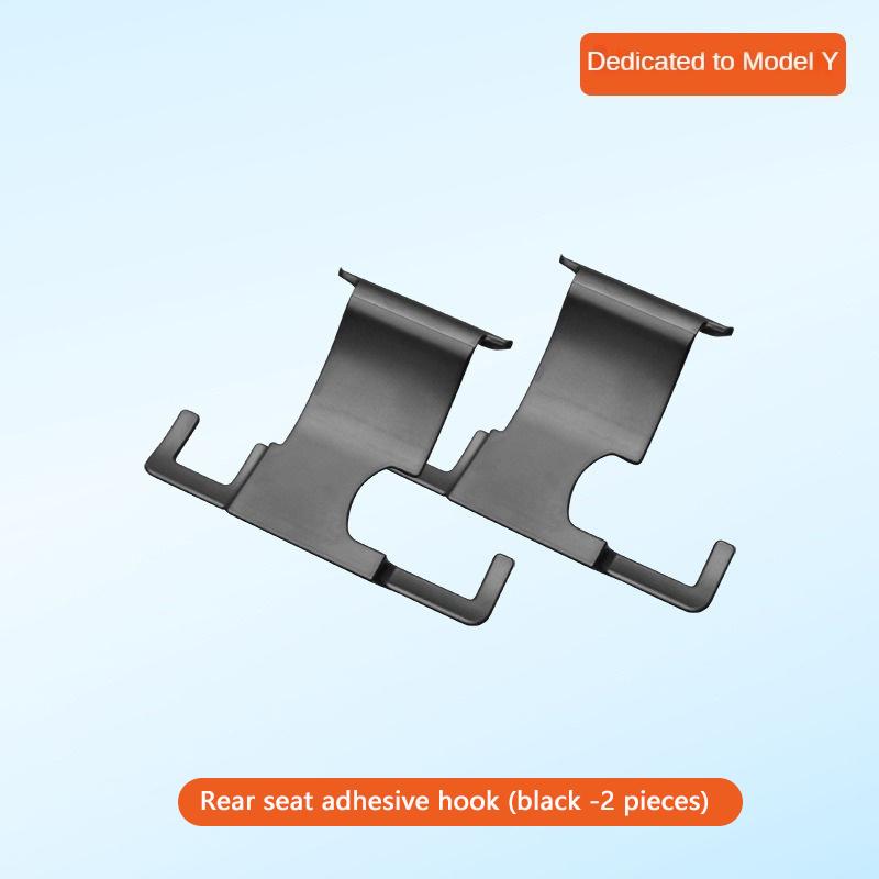 1/2 stücke Auto Hinten Stamm Haken Platz ABS Material Co-fahrer Handschuh Box Regenschirm Haken Für Tesla Model3/Y Auto Zubehör