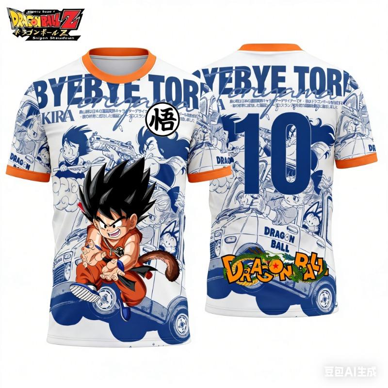 2026 Dragon Ball Goku Anime Graphic T-shirt Sports Men's T-Shirt Children's Clothing Tee Y2k Woman Breathable Tops