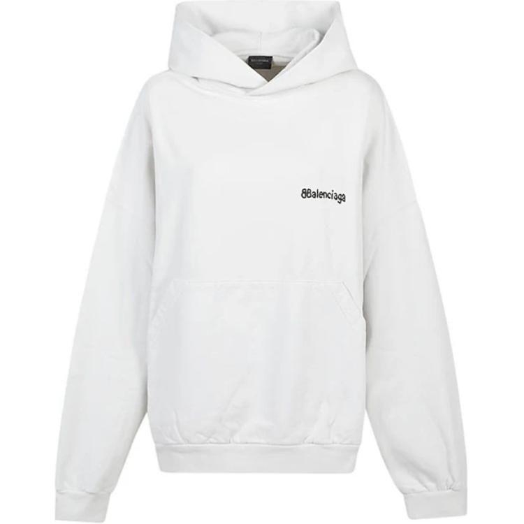 Balenciaga Logo Embroidered Hoodie 713677TOVP19081