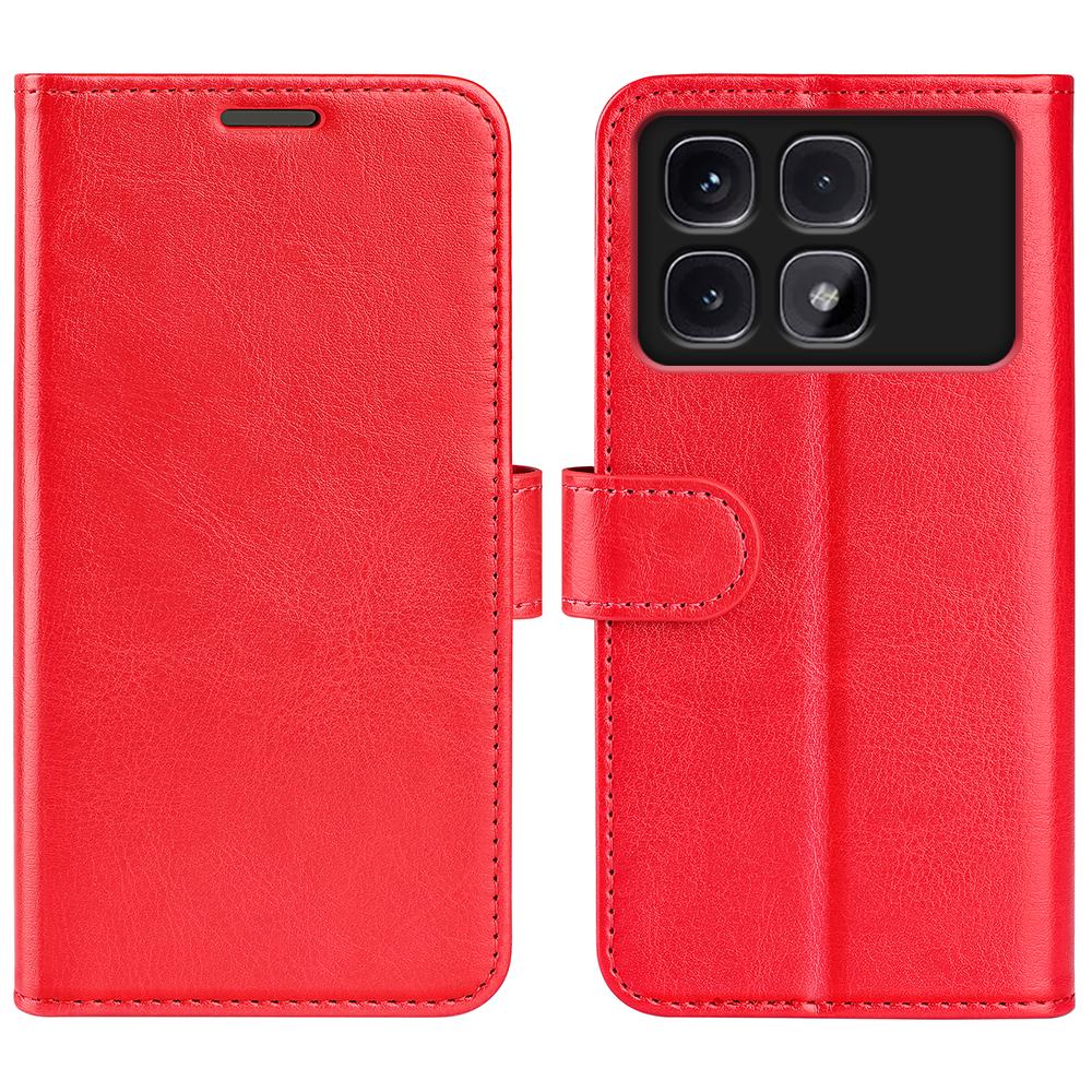 For Xiaomi Redmi K70 Ultra Wallet Case Crazy Horse Texture Stand Leather Phone Cover