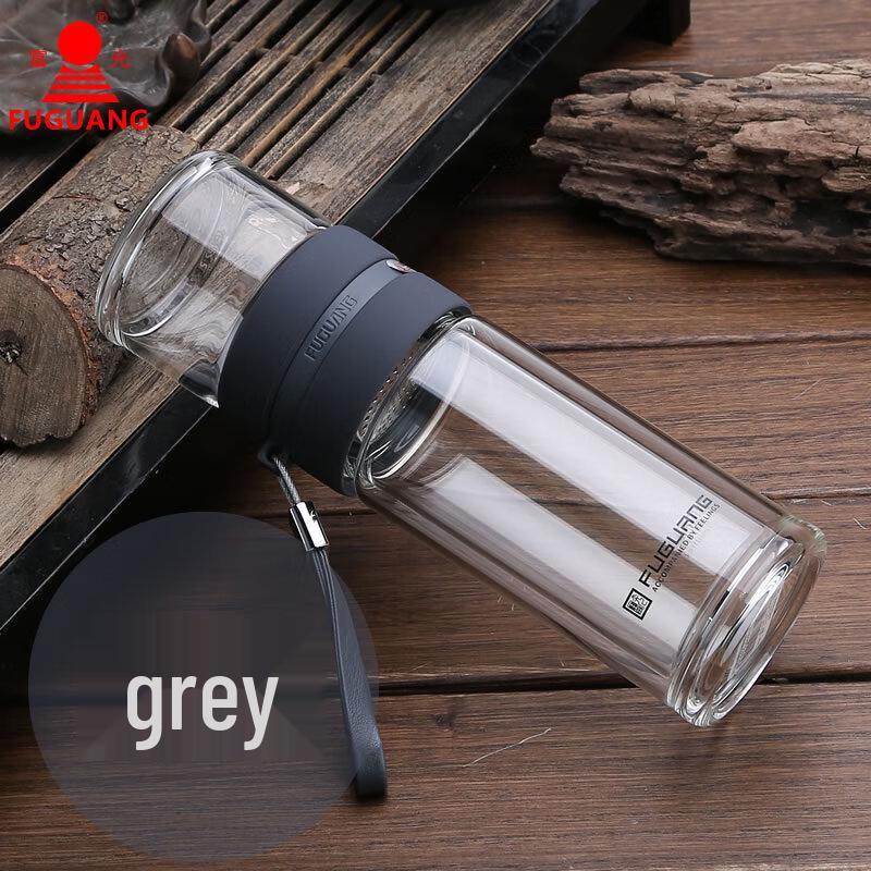 Fuguang Creative Glass Tea Cup with Lid