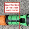 Leaf Blower Attachment Universal Nozzle Fits 2-4 Inch Outlets Durable Weather-Resistant Air Booster Yard Cleaning