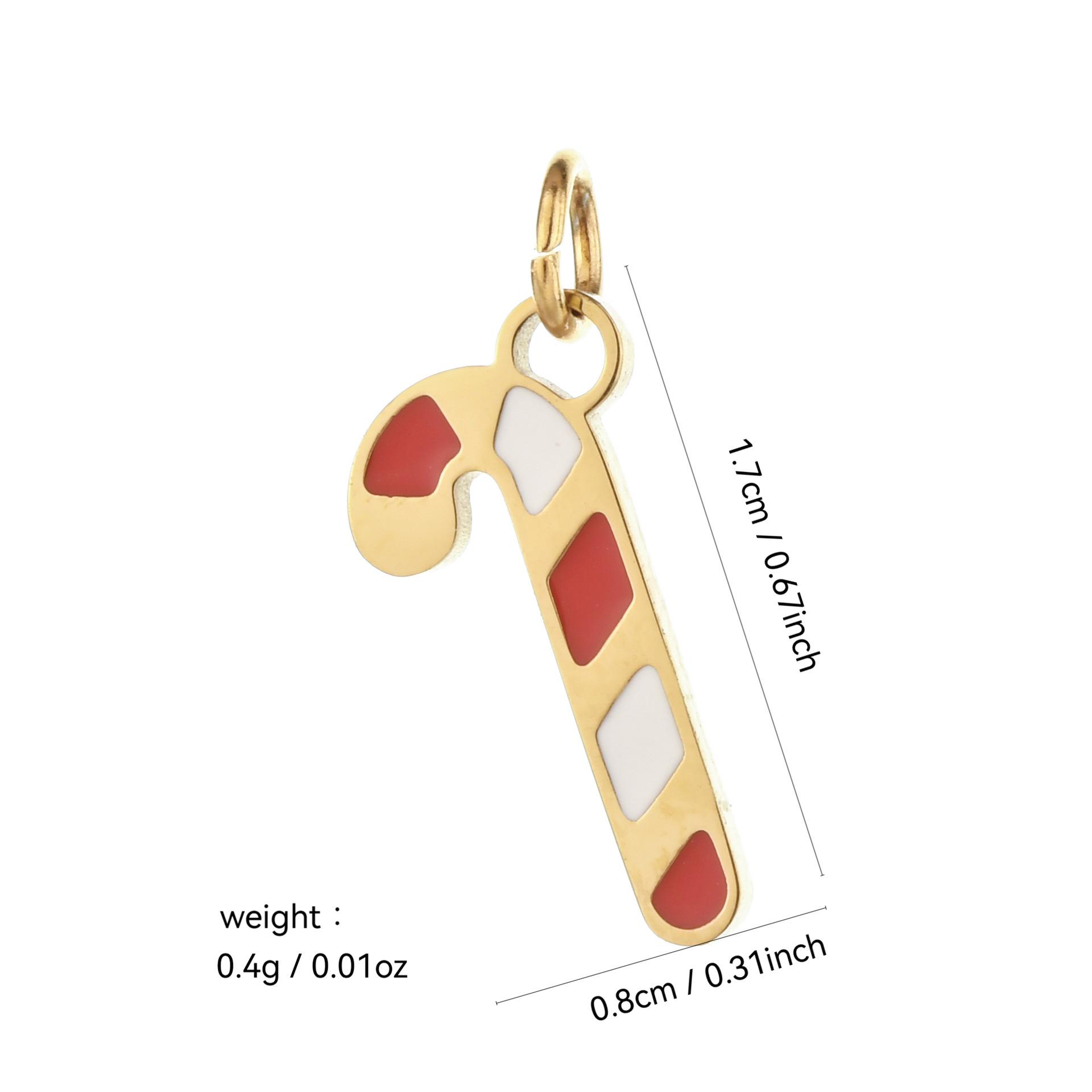 

Рождественский брелок из нержавеющей стали с подвесками в виде Санты, снеговика, колокольчика и лося