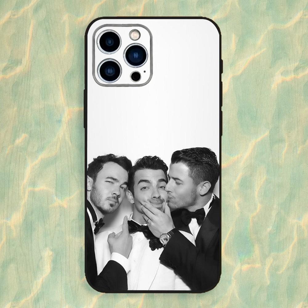J-Jonas B-Brothers Band Phone Case For iPhone 16,15,14,13,12,11 Plus,Pro Max,XS,X,XR,SE,Mini,8,7,Soft Silicone Black Cover