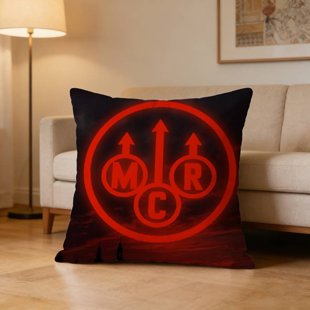 My CChemical RRomance MCR Pillow Case Pattern Printed Pillowcase For Living Room Sofa Cushion Cover