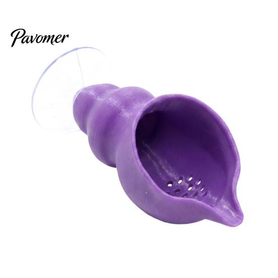 Fish Tank Accessories Betta Hammock, Conch Pad with Strong Suction Cup, Natural Resting Cup Hideout Bed Bubble Nesting Spot for Tanks, Aquarium