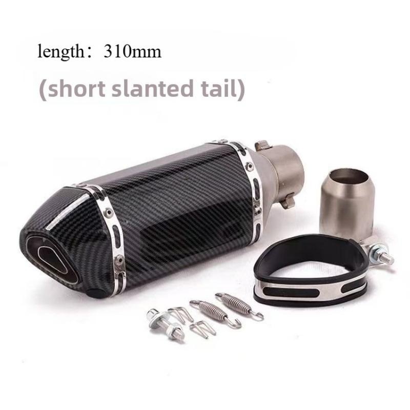 For Kpr150 Horizon 350r3r25 Gsx Ninja250z400 Huanglong 300 Modified Small Hexagonal Exhaust Pipe Model Universal Modification Parts
