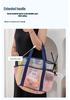 Large Capacity Mesh Toiletry Bag with Multi Pockets for Travel and Beach