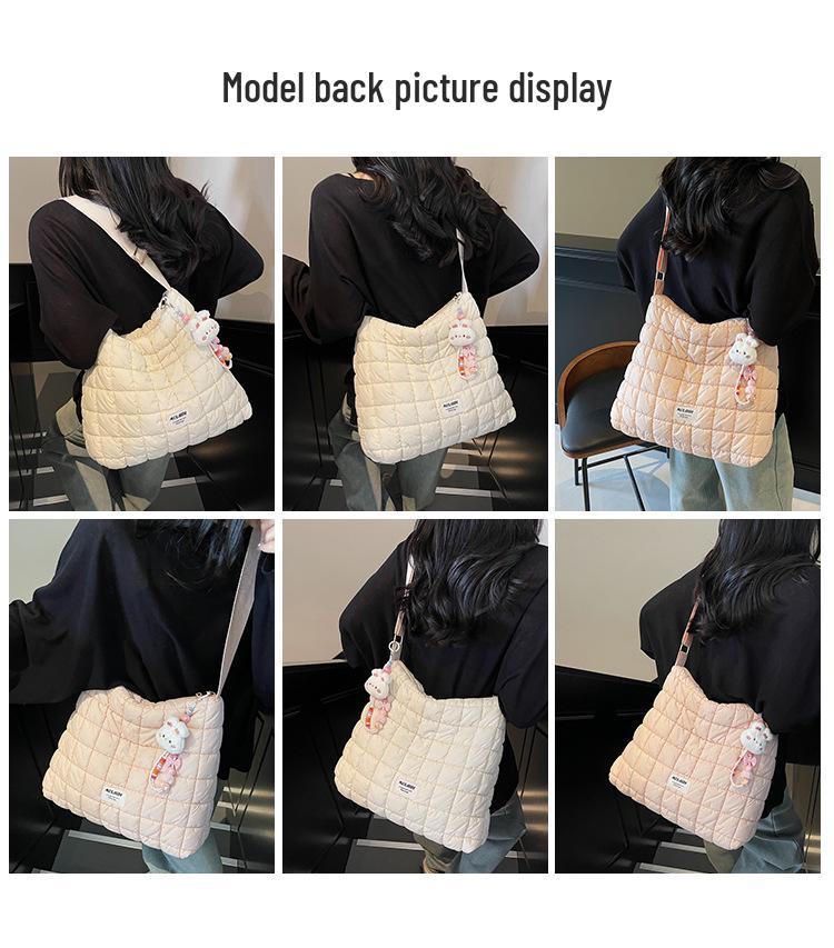 Women's Puff Crossbody Bag - Autumn/Winter Large Capacity Quilted Tote