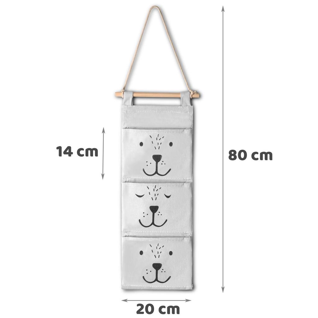 Nukido Nk-403 Hanging Toy Organizer - Gray