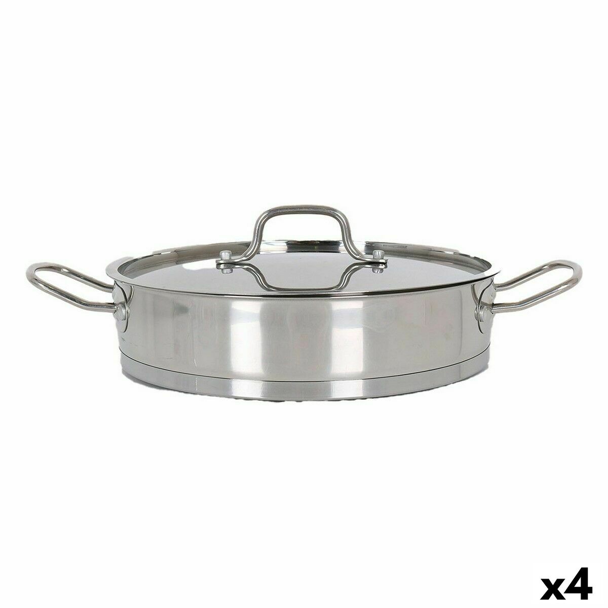 

Casserole Avec Couvercle En Verre Quttin 2,2 L (4 Unités) TU прозрачный
