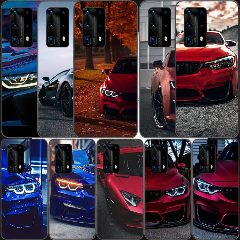 

Синий, красный, мягкий прозрачный чехол для телефона Bmw для Huawei P30 Lite P10 P20 P40 P50 Pro Mate 40 Pro 30 20 10 Lite, силиконовый чехол