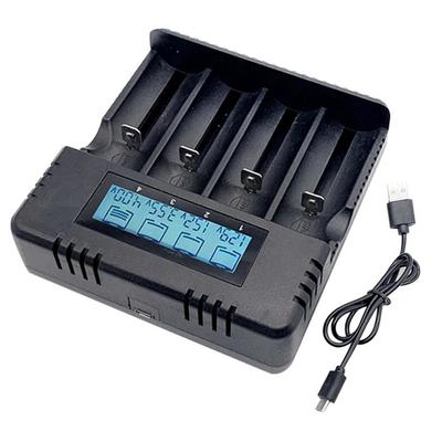 4 Slot 18650 Smart Charger with LCD Display Fast Stable And User-Friendly Ample Capacity Battery Charger for 26500 AA/AAA Batter