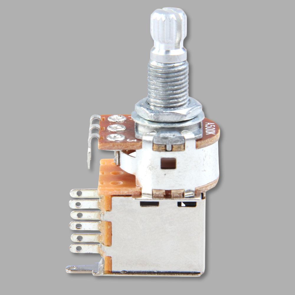 Push Pull Control Pot Potentiometer Replacement Volume Push Pull Pot Potentiometer Short Shaft Guitar Potentiometer Guitar Parts
