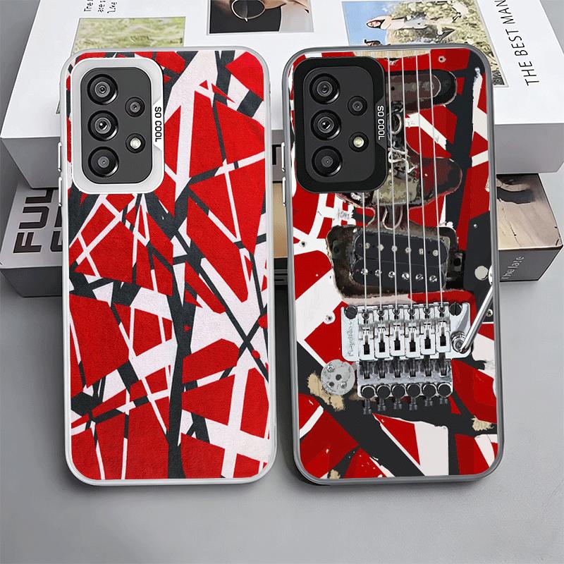 Eddie Van Halen Graphic Guitar Soft Phone Case for Samsung A17 A16 A15 A14 A13 A57 A56 A55 A54 A53 A37 A36 A35 A34 A33 A26 A25 A