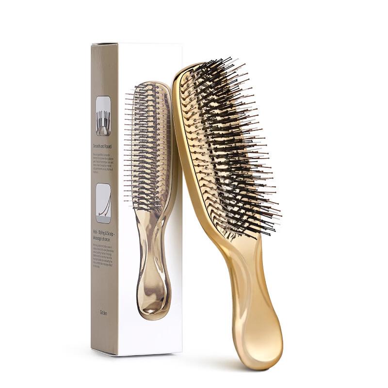 BeiduoYang Electroplated Scalp Massage & Hair Smoothing Comb