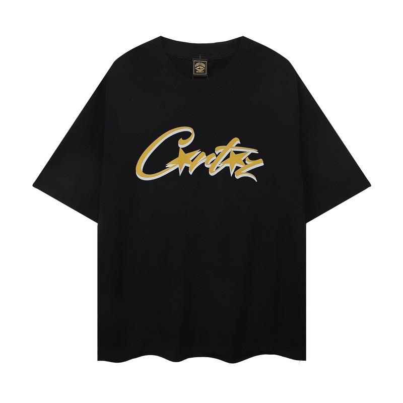 Summer new trendy brand letter printing loose round neck short-sleeved T-shirt breathable and comfortable
