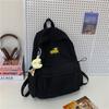 School bag new fresh and sweet candy color backpack junior high school students light travel large capacity backpack